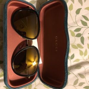 Gucci sunglasses.
